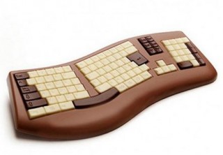 clavier en chocolat